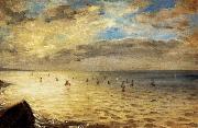 Eugene Delacroix The Sea from the Heights of Dieppe oil painting artist